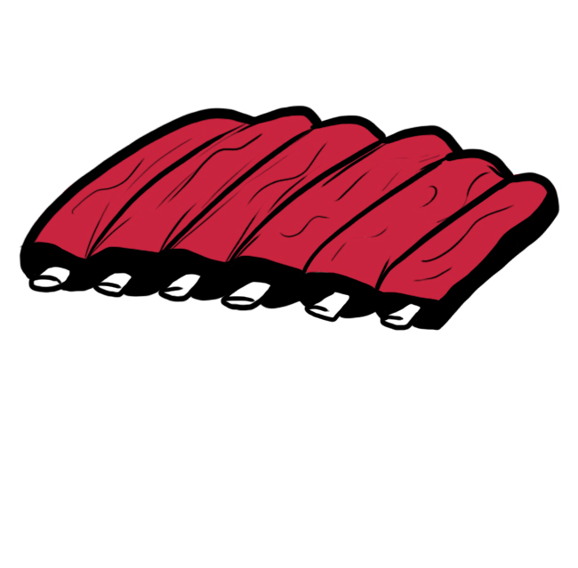 Kansas City Chiefs Pork Ribs Logo iron on transfers